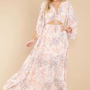 NWT Take Me to Brunch Peach Floral Dress from Red Dress in Large